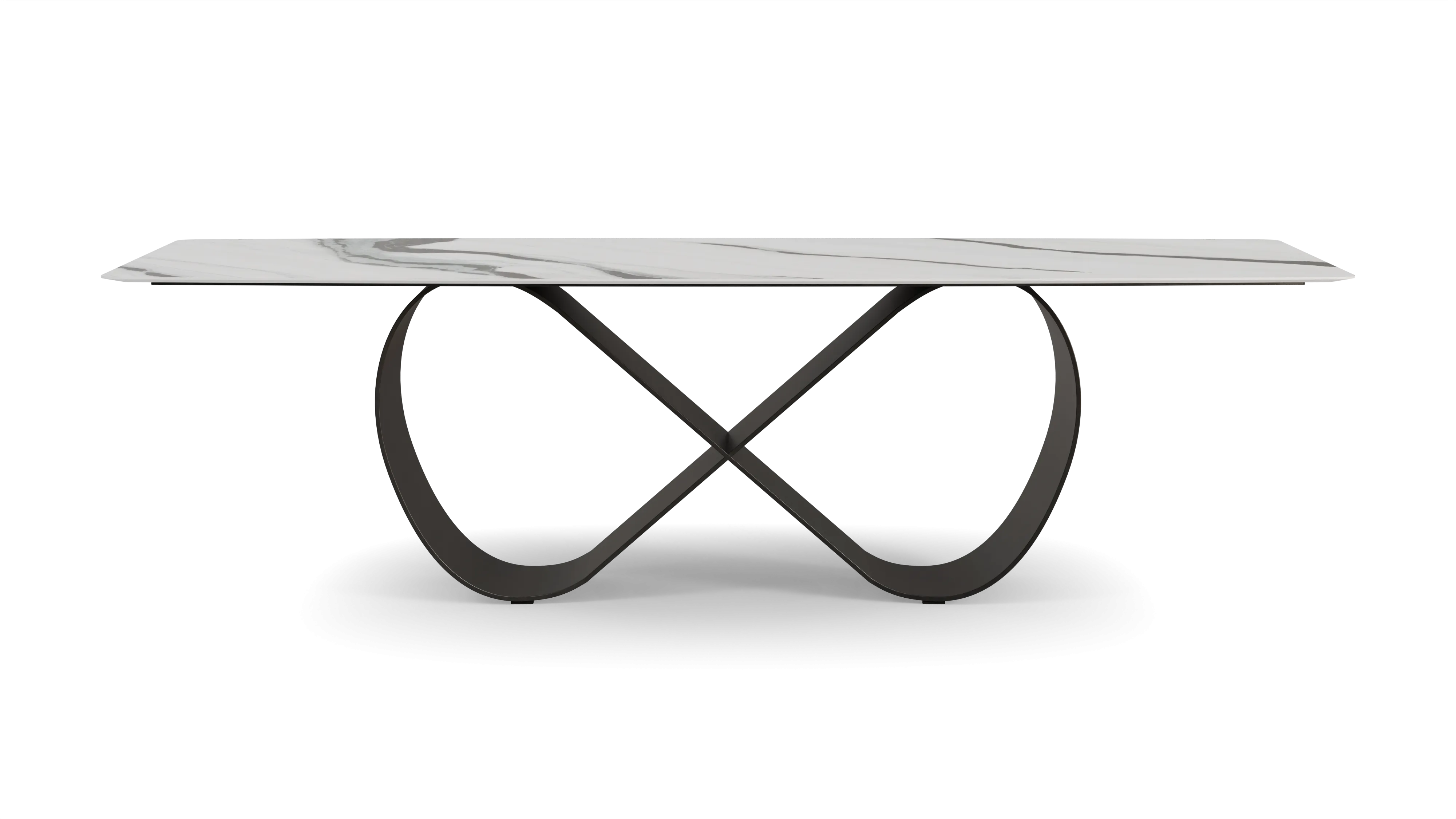 Astor Dining Table White Infinity Base